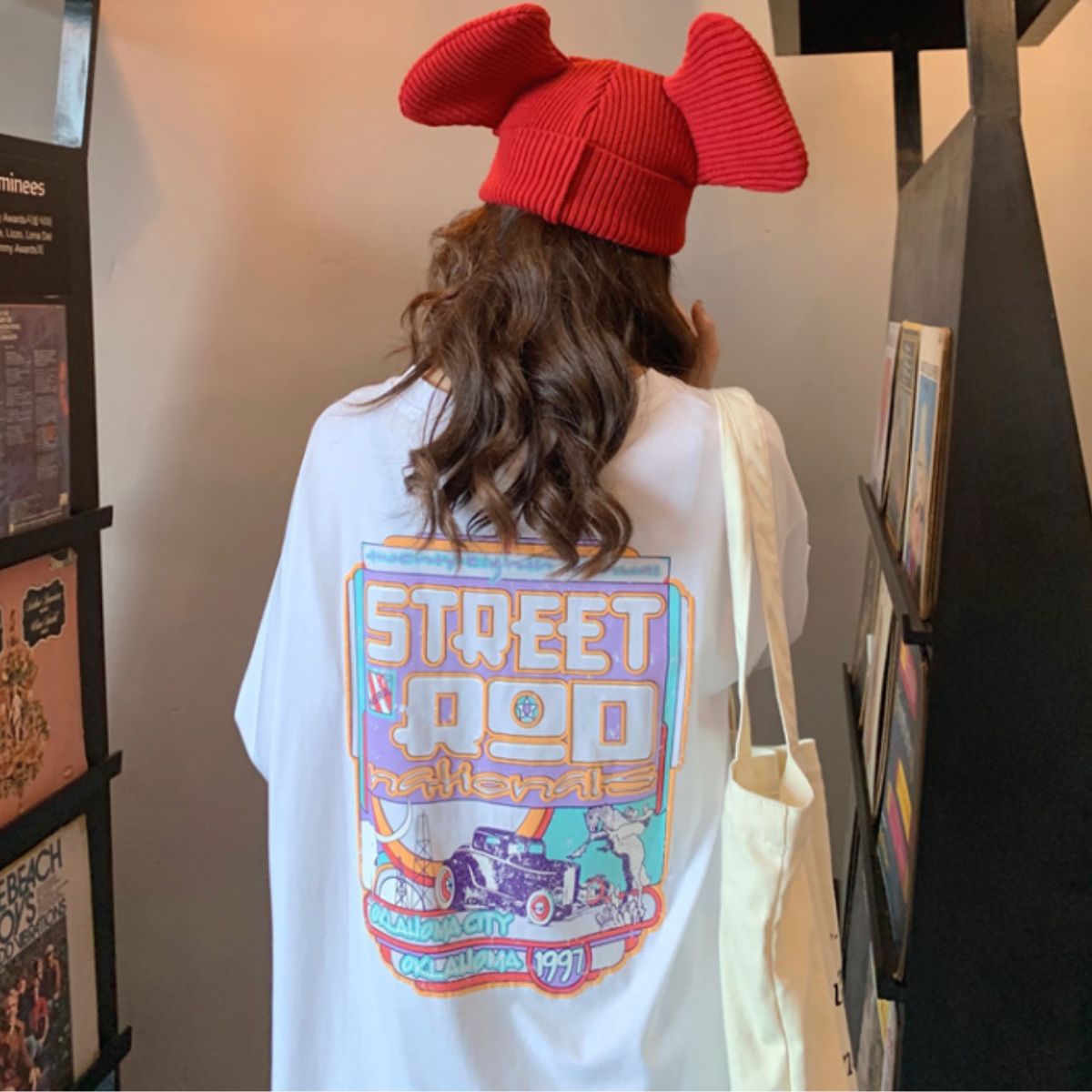 T-Shirts/ポップカラーイラストＴシャツ ST/No.22147