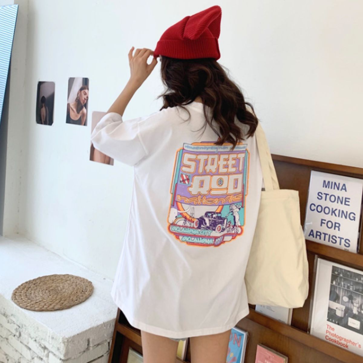 T-Shirts/ポップカラーイラストＴシャツ ST/No.22147