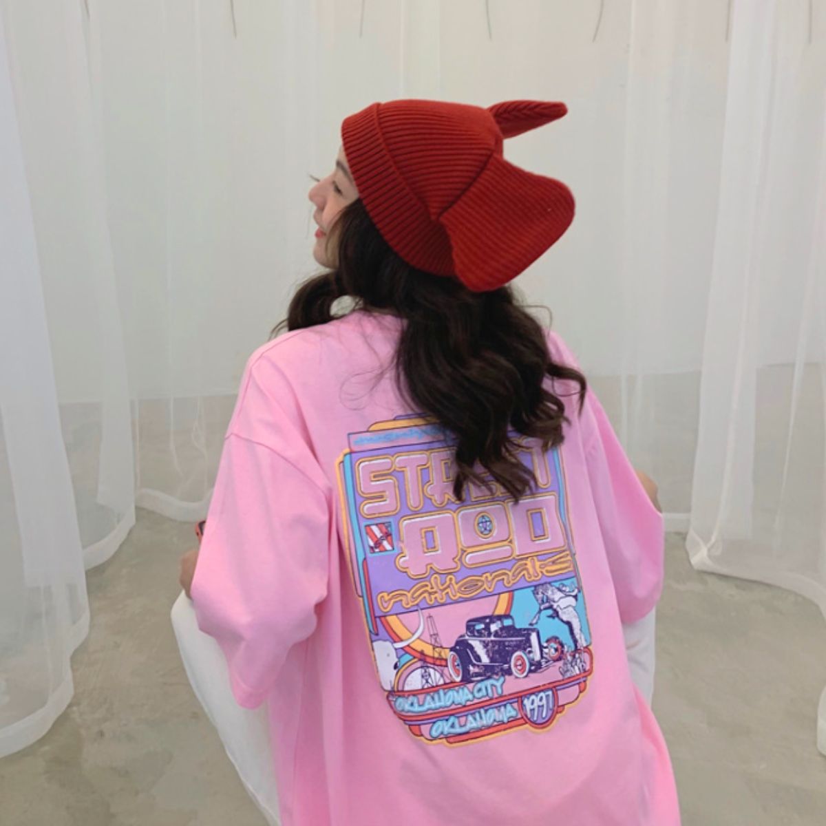 T-Shirts/ポップカラーイラストＴシャツ ST/No.22147