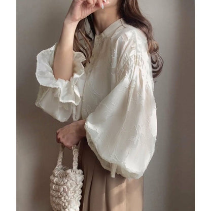 Blouse/ジャガードシアーブラウス ST/No.22153