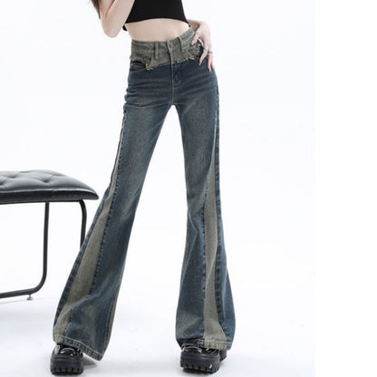 Pants/ウエスト切替フレアデニム ST/No.22157