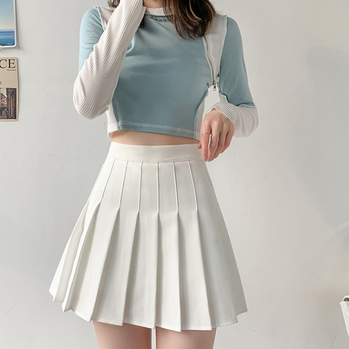Skirt/レディースミニ丈プリーツスカート ST/No.22167