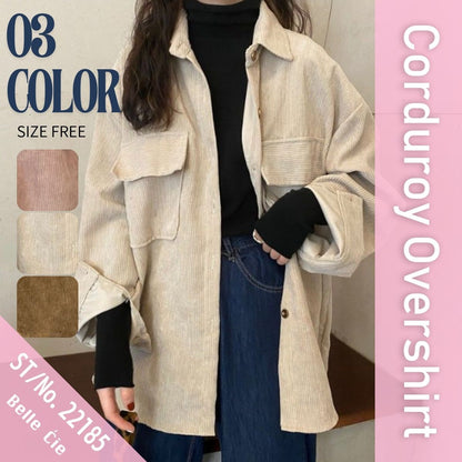 Shirts/コーデュロイオーバーシャツ ST/No.22185