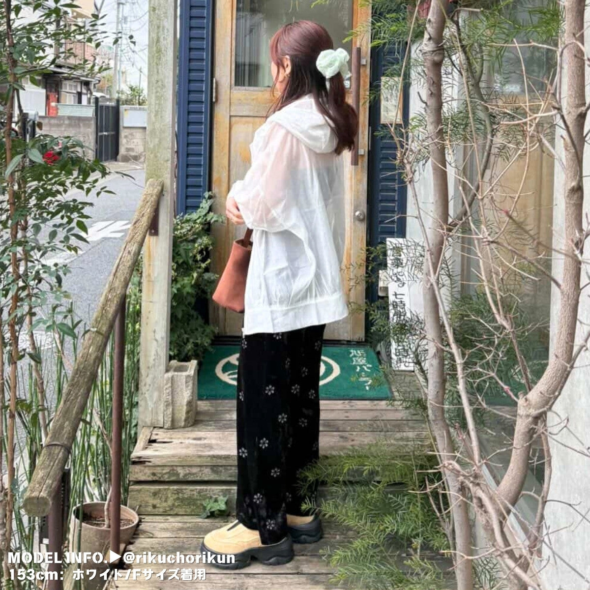 シアージャケット レディース 春アウター フード 羽織り 薄手 透け感 ノーカラー 韓国ファッション Belle Cie ST/No.22186