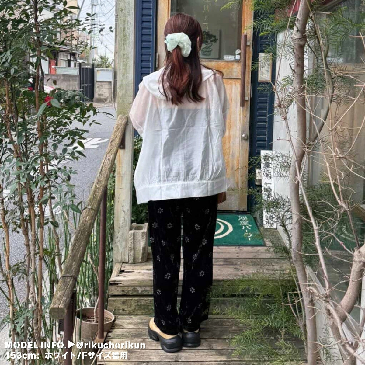 シアージャケット レディース 春アウター フード 羽織り 薄手 透け感 ノーカラー 韓国ファッション Belle Cie ST/No.22186