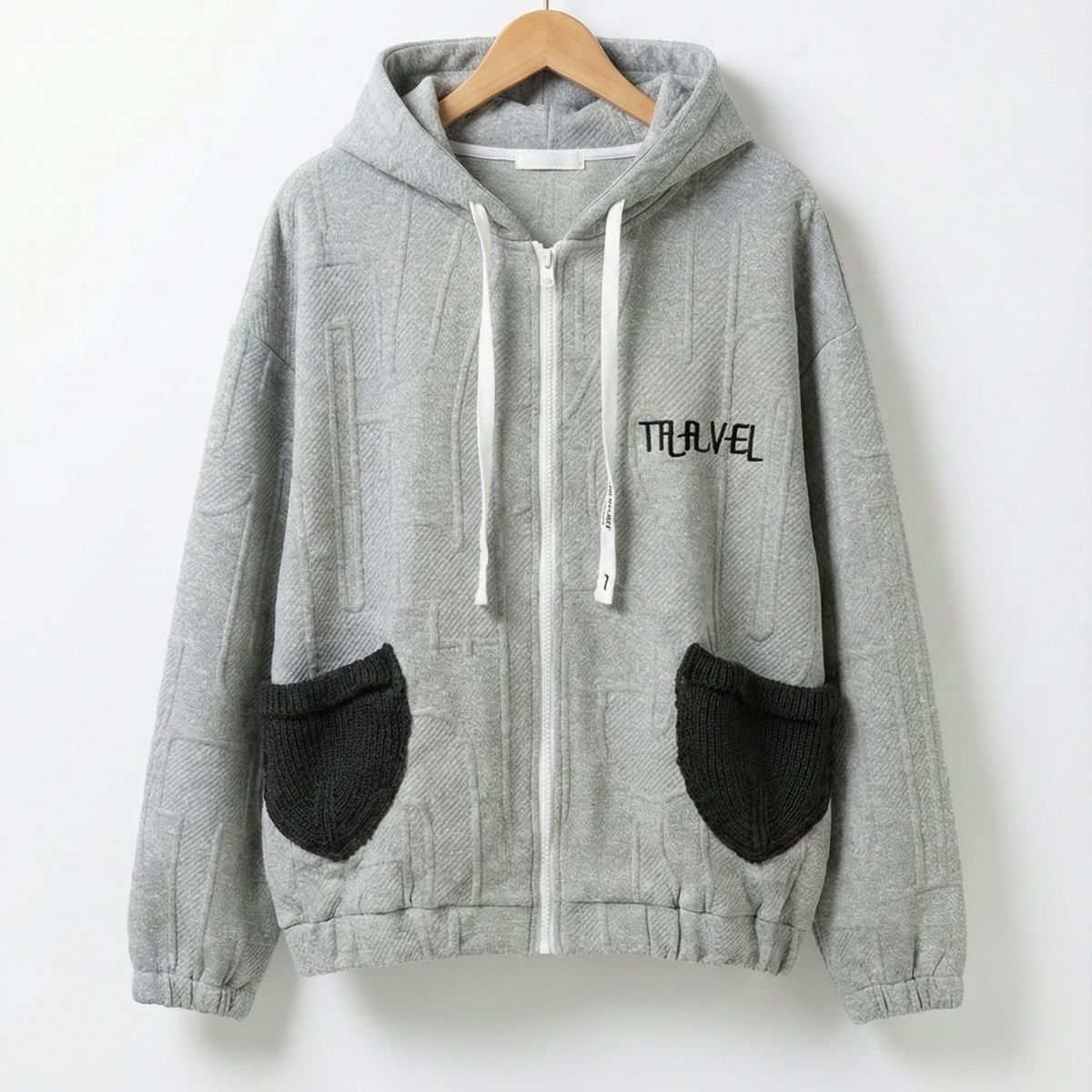 Outer/ロゴデザインジップアップパーカー ST/No.22192