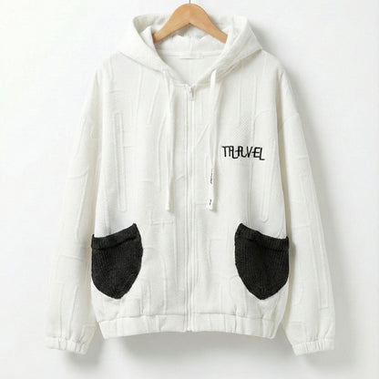 Outer/ロゴデザインジップアップパーカー ST/No.22192