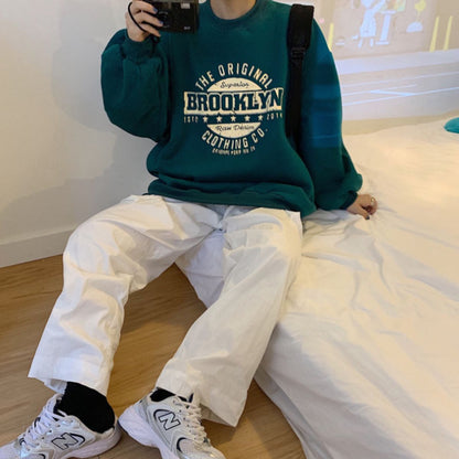 Tops/裏起毛ロゴスウェットトレーナー ST/No.22193