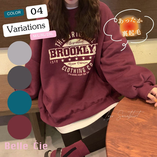 Tops/裏起毛ロゴスウェットトレーナー ST/No.22193