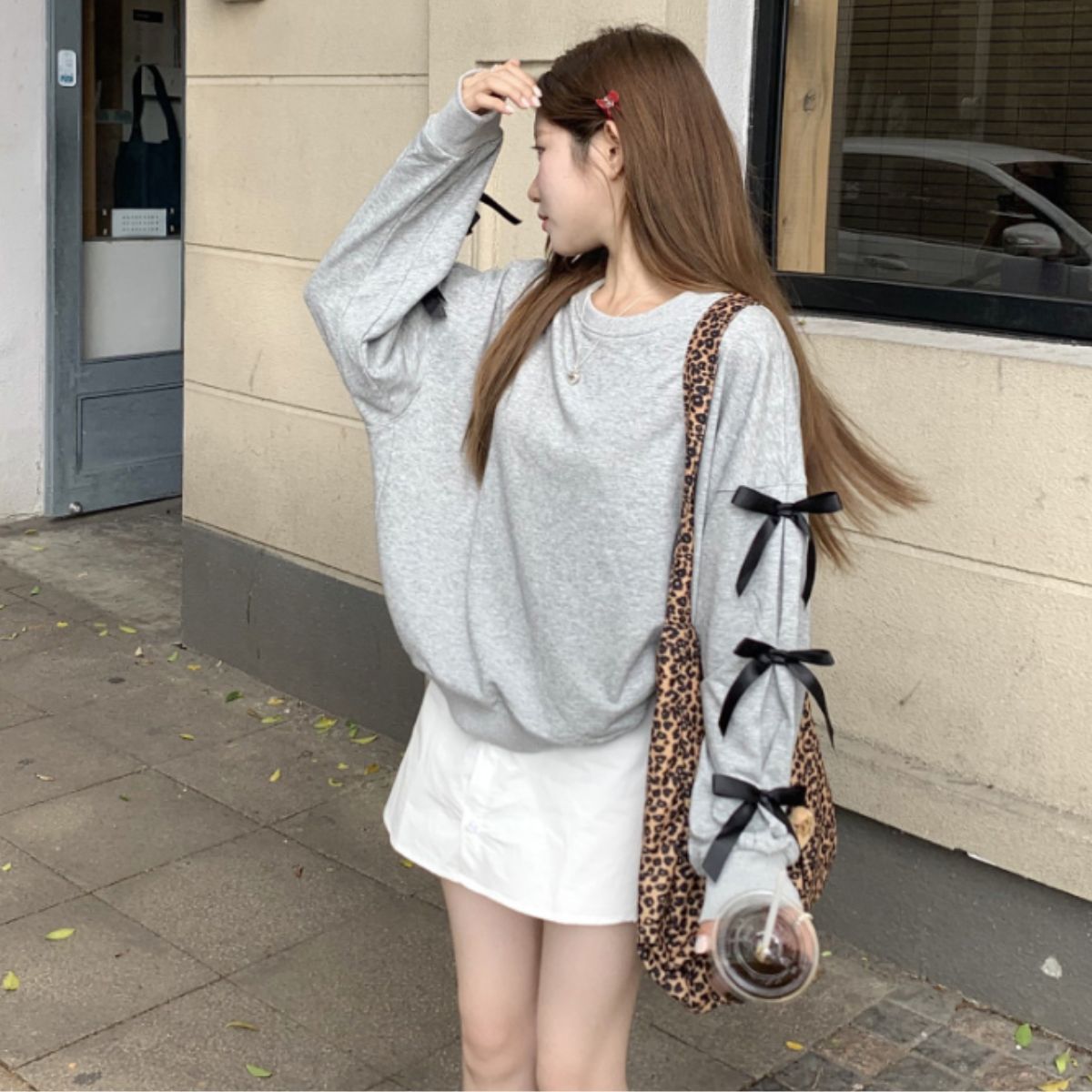 Tops/ガーリー袖リボントップス ST/No.22199