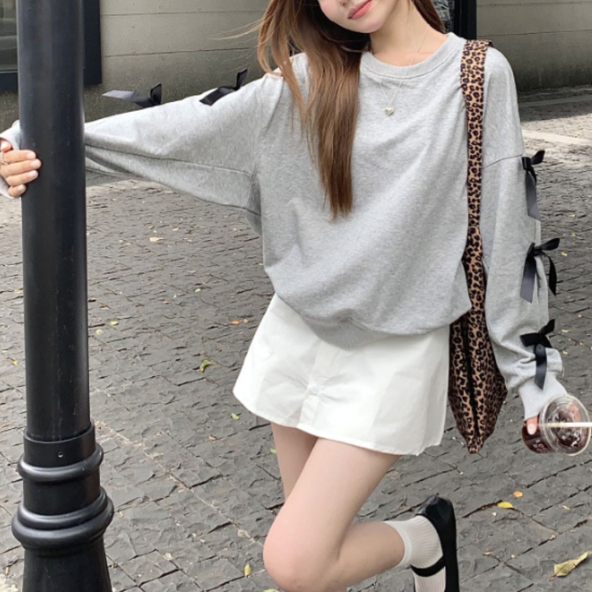 Tops/ガーリー袖リボントップス ST/No.22199