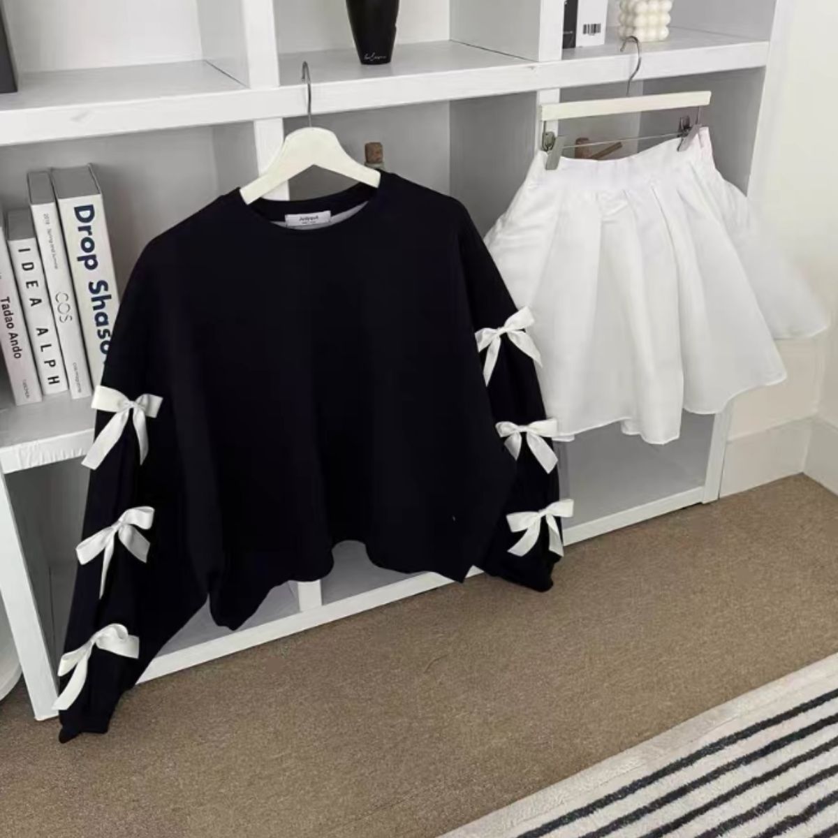 Tops/ガーリー袖リボントップス ST/No.22199