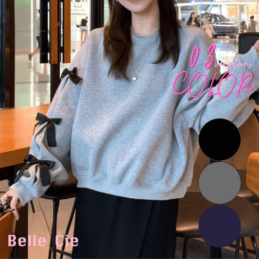 Tops/ガーリー袖リボントップス ST/No.22199