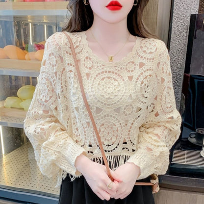 Knit/クロシェ編みレーストップス ST/No.22205
