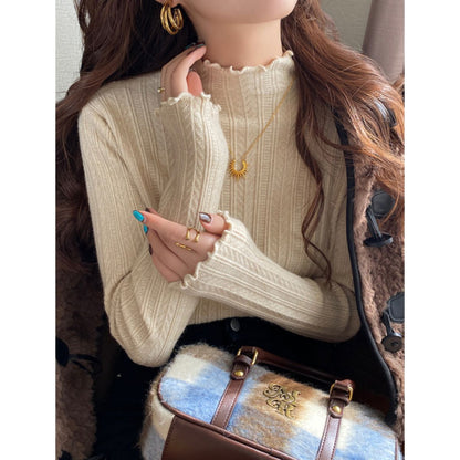 Knit/メロウフリルハイネックニット ST/No.22209