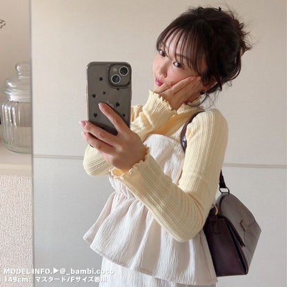 Knit/メロウフリルハイネックニット ST/No.22209