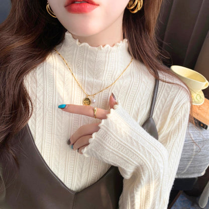 Knit/メロウフリルハイネックニット ST/No.22209