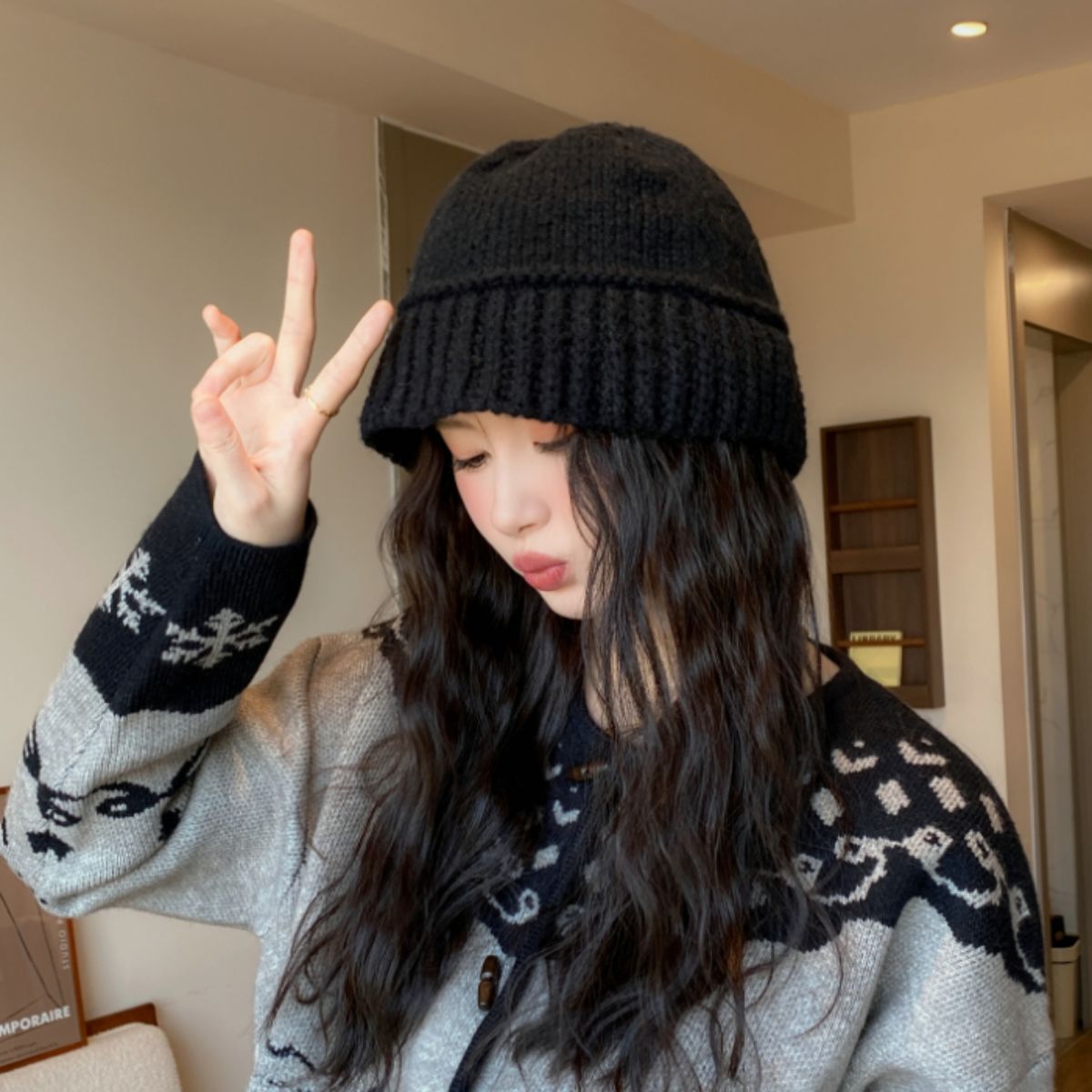 Hat/ニットバケットハット ST/No.22213