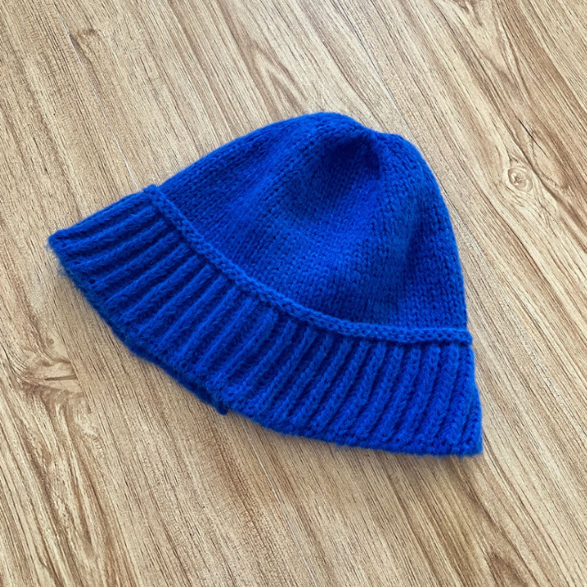 CLANE ニットバケットハット 青色 CLANE ニットバケットハット 青色