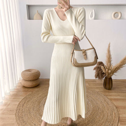 Dress/Vネック美シルエットワンピース ST/No.22221