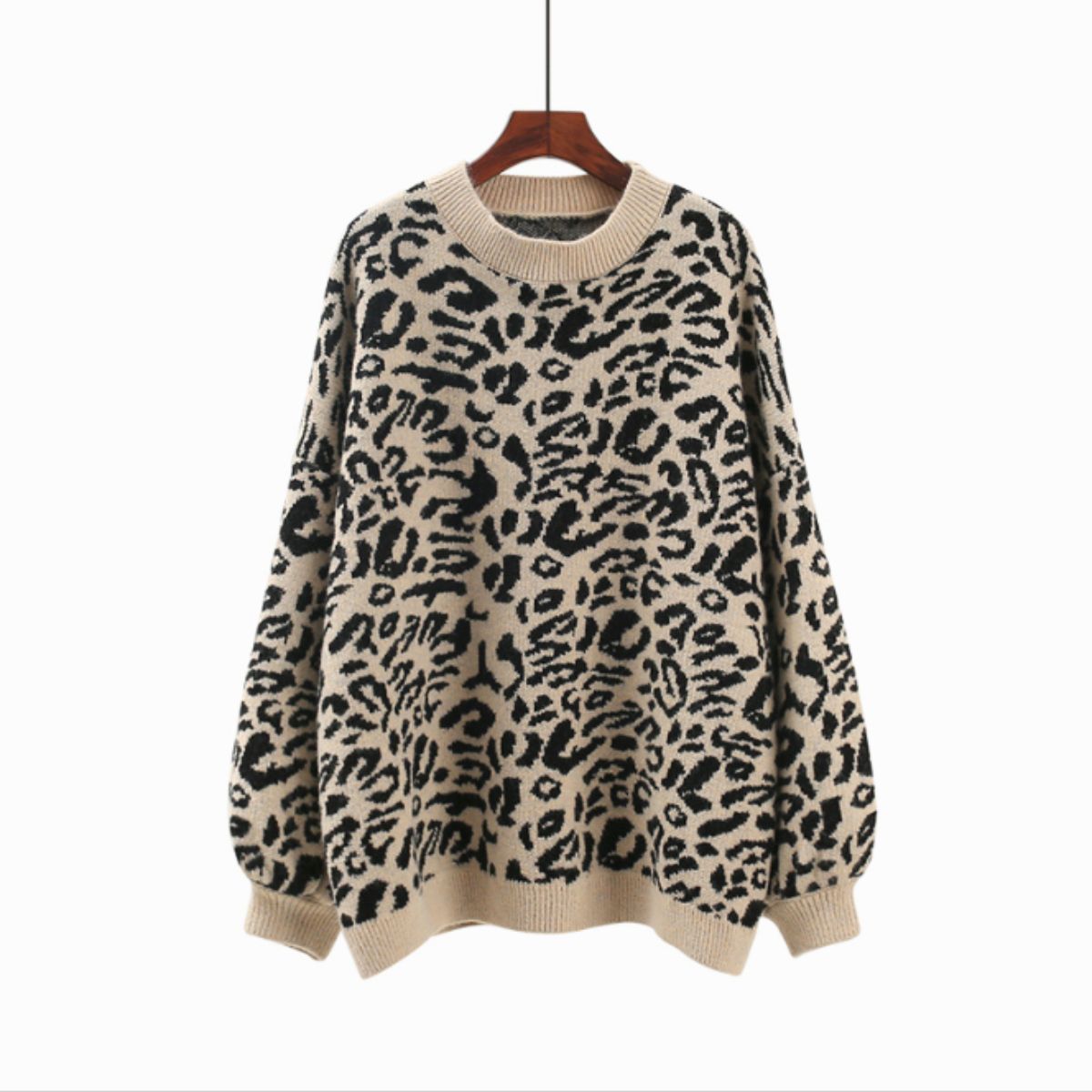 Knit/カラーレオパードニットトップス ST/No.22225