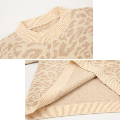 Knit/カラーレオパードニットトップス ST/No.22225