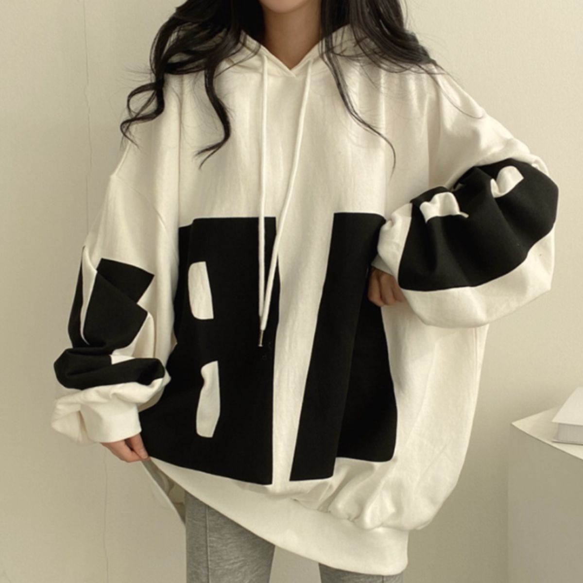 Parka/ビッグロゴ裏起毛フードパーカー ST/No.22228