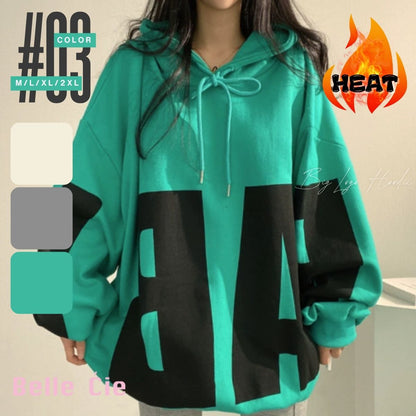 Parka/ビッグロゴ裏起毛フードパーカー ST/No.22228