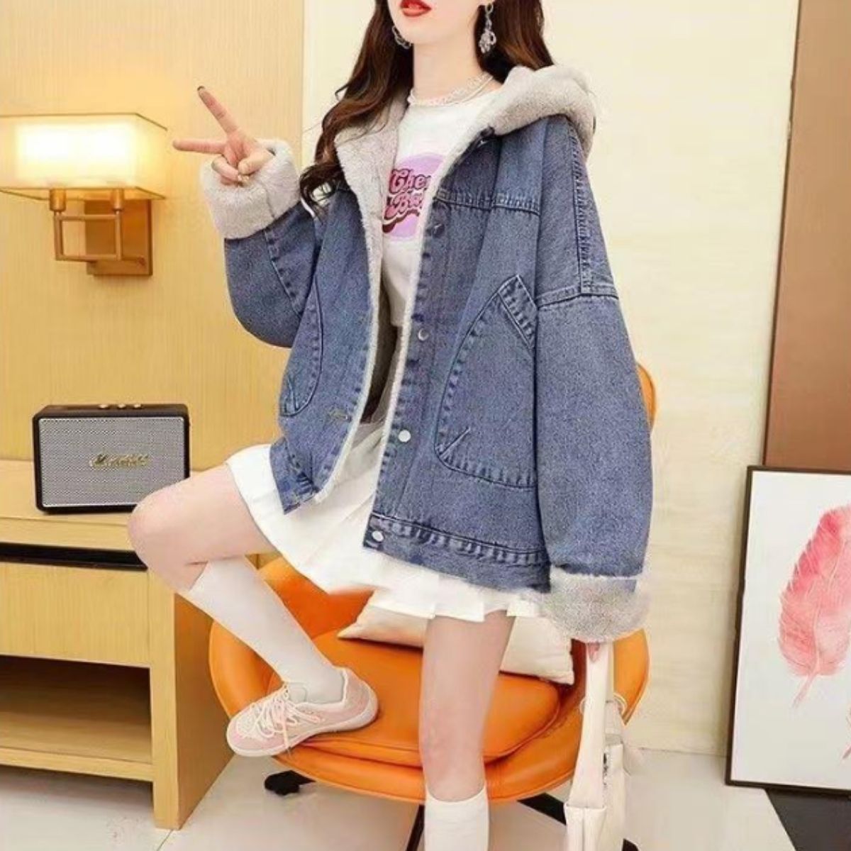 Jacket/裏ボアデニムジャケット ST/No.22231