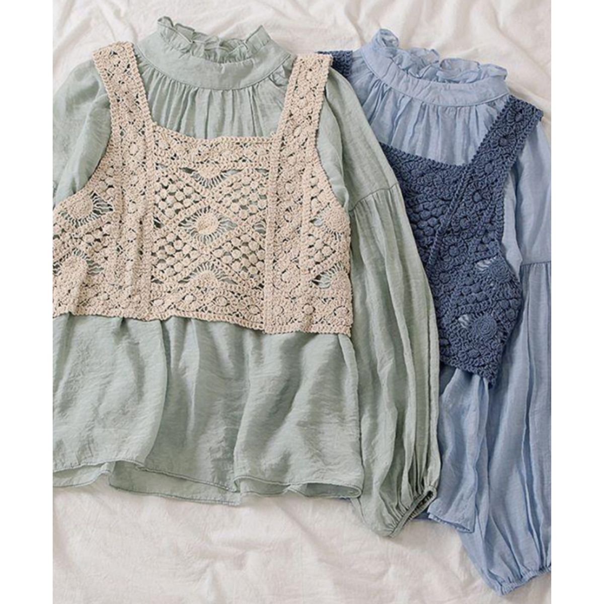 Tops/ナチュラルクロシェビスチェ ST/No.22242