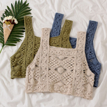 Tops/ナチュラルクロシェビスチェ ST/No.22242