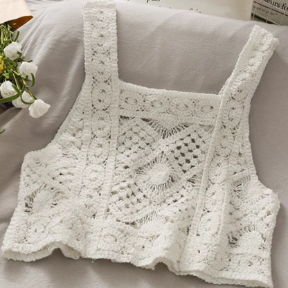Tops/ナチュラルクロシェビスチェ ST/No.22242