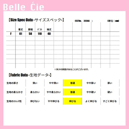 Knit/ざっくり編みタートルネックニット ST/No.22244