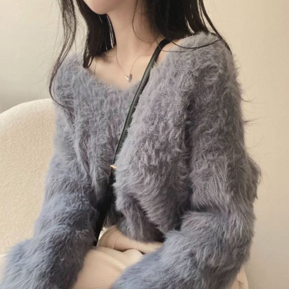Knit/カラーフェザーヤーンニット ST/No.22245