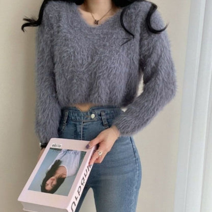 Knit/カラーフェザーヤーンニット ST/No.22245