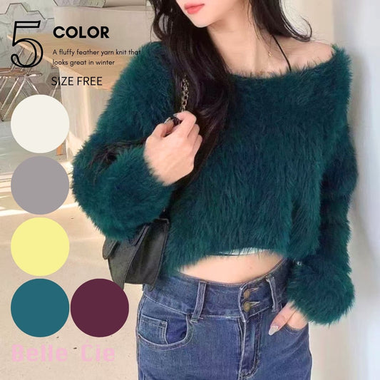 Knit/カラーフェザーヤーンニット ST/No.22245