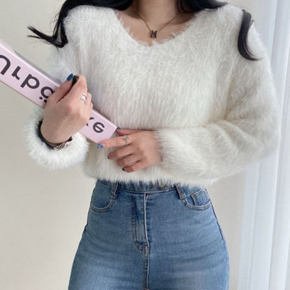 Knit/カラーフェザーヤーンニット ST/No.22245