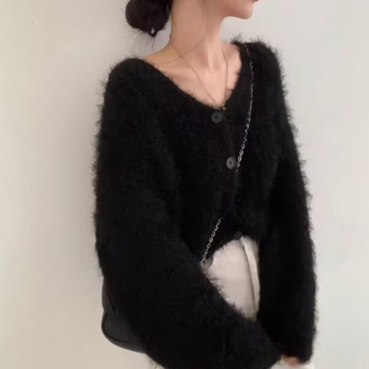 Tops/フェザーニットカーディガン ST/No.22246
