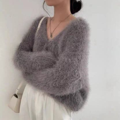 Tops/フェザーニットカーディガン ST/No.22246
