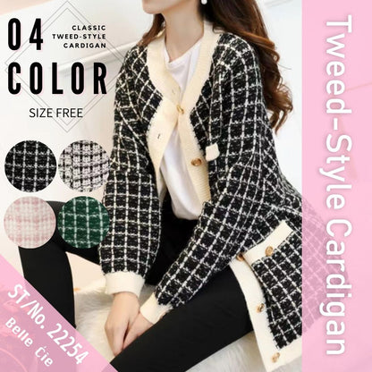 Tops/クラシカルツイード風カーディガン ST/No.22254