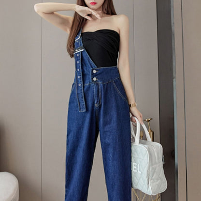 Overalls/ワンショルデニムサロペット ST/No.22259