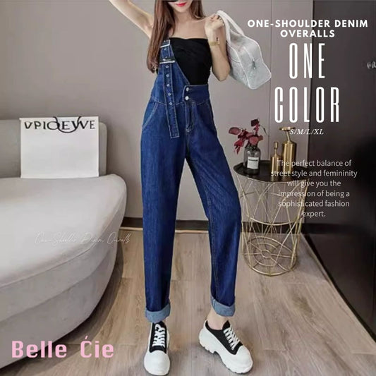 Overalls/ワンショルデニムサロペット ST/No.22259
