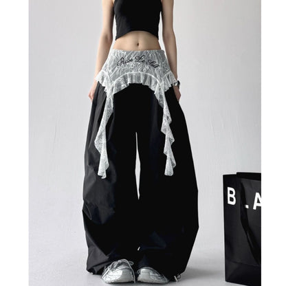 Pants/レースデザインワイドパンツ ST/No.22260