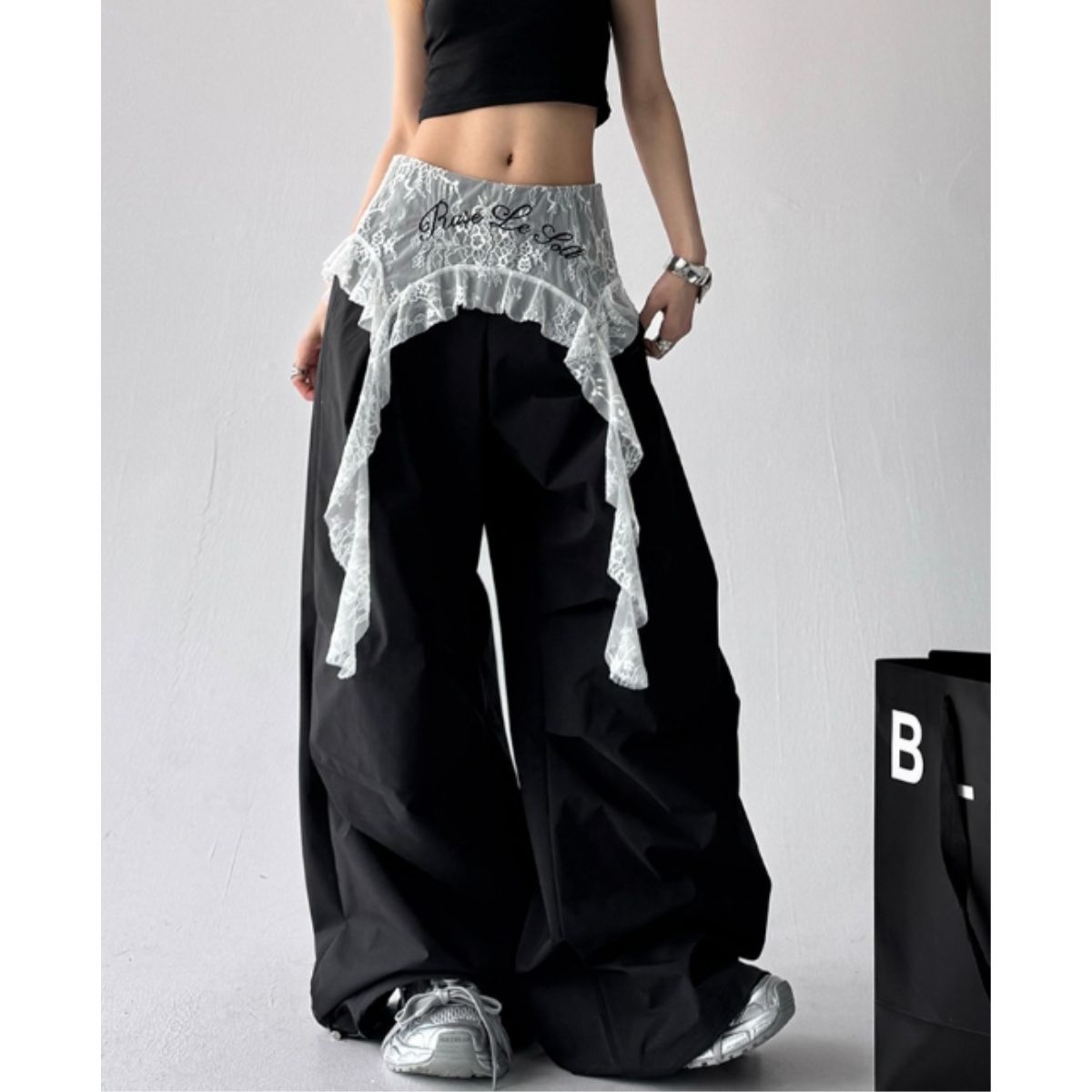 Pants/レースデザインワイドパンツ ST/No.22260