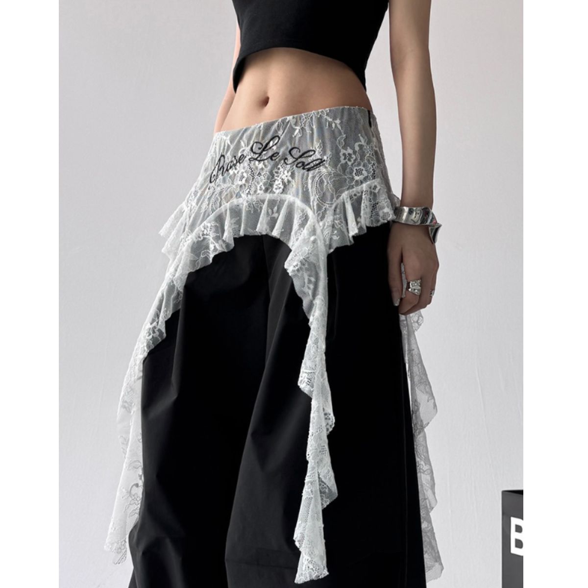 Pants/レースデザインワイドパンツ ST/No.22260