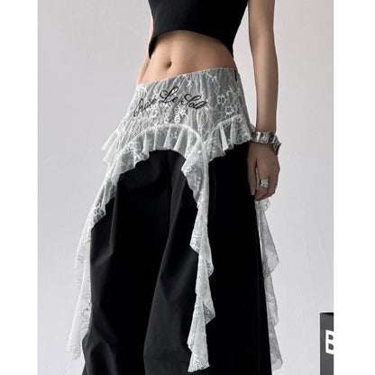 Pants/レースデザインワイドパンツ ST/No.22260