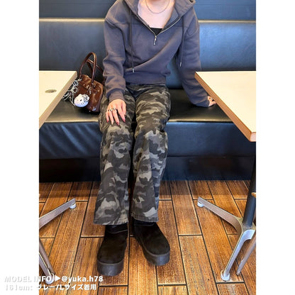 Pants/迷彩総柄ワイドパンツ ST/No.22263