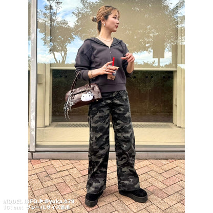 Pants/迷彩総柄ワイドパンツ ST/No.22263