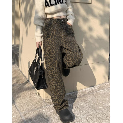 Pants/レオパードワイドパンツ ST/No.22264