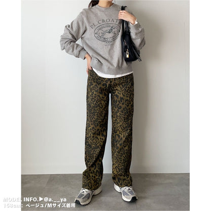 Pants/レオパードワイドパンツ ST/No.22264